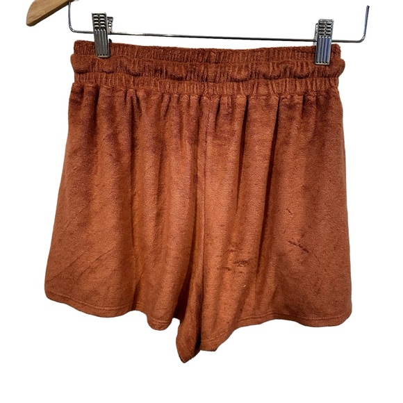 house of harlow terry towel shorts terracotta supima cotton boho beach revolve - Picture 2 of 7